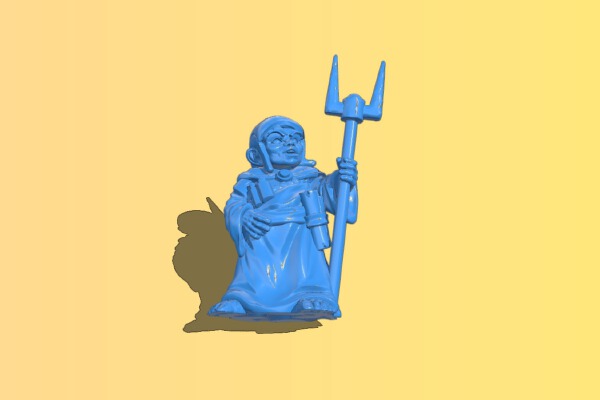 Halfling Wizard | 3d print model