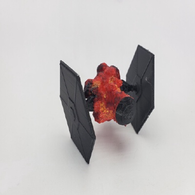 TIE fighter explosion | 3d print model