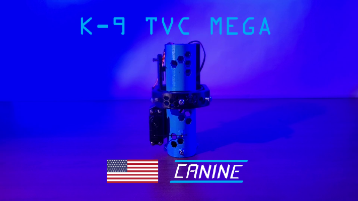 K-9 TVC Gimbal MEGA (Beta) | 3d print model
