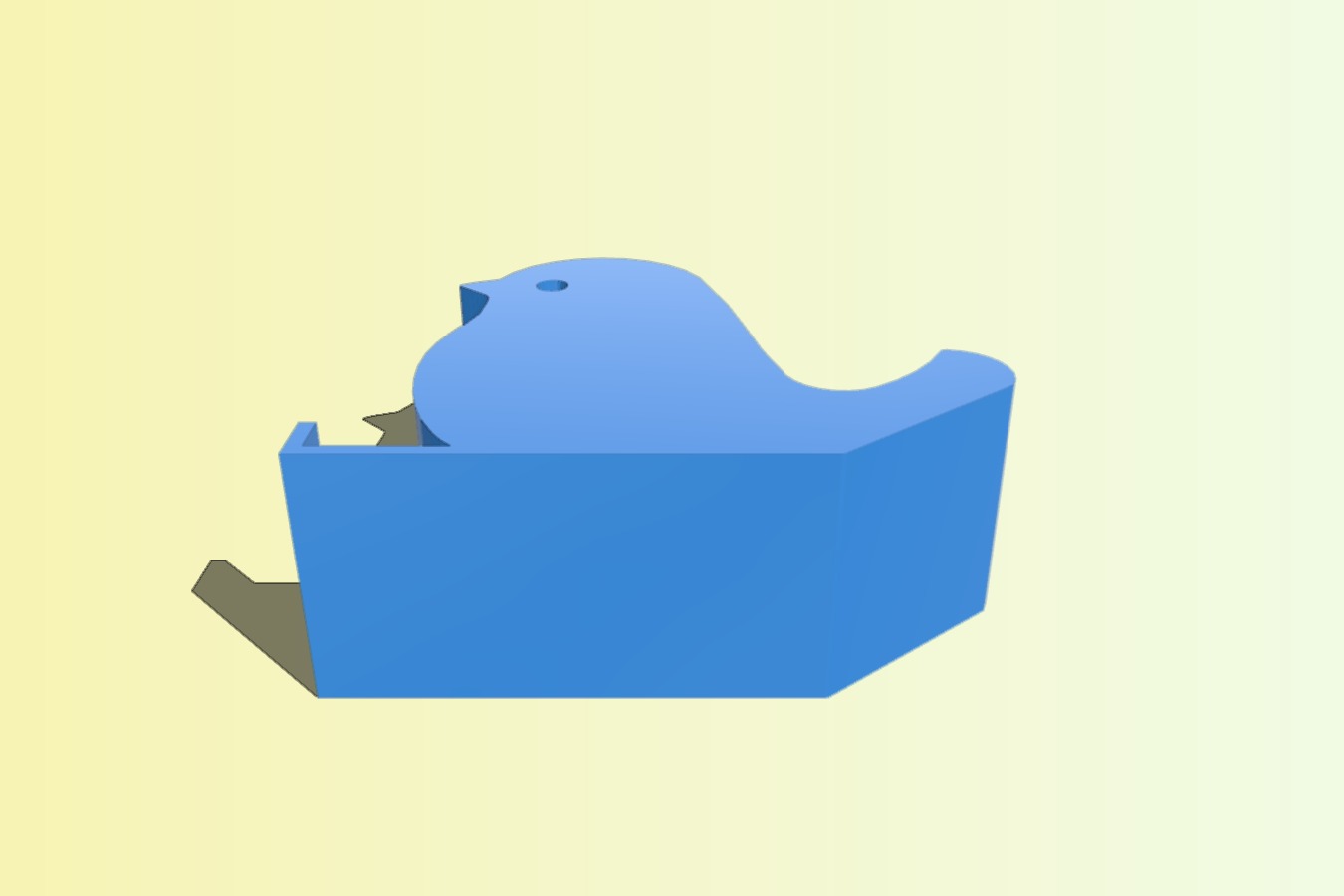 Bird with feet
