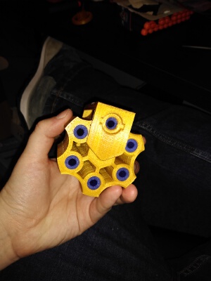 Nerf Blow Gun - 6 Shot | 3d print model