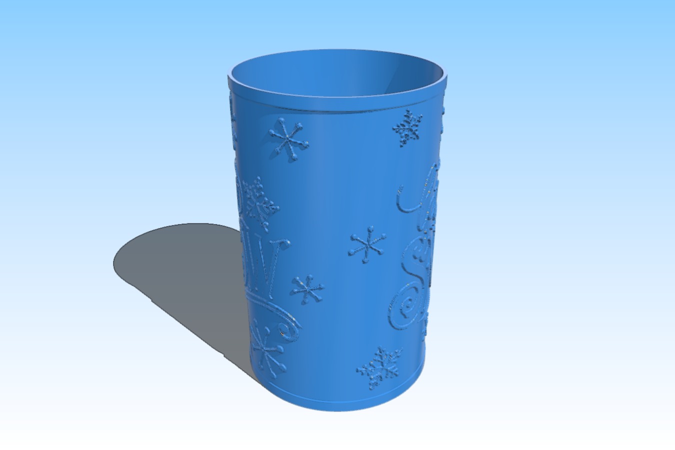 Let It Snow Candle Holder