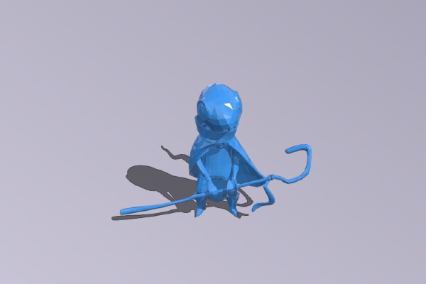 Lizard Mage | 3d print model