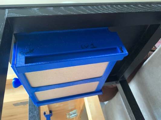 Under desk drawer - no supports | 3d print model