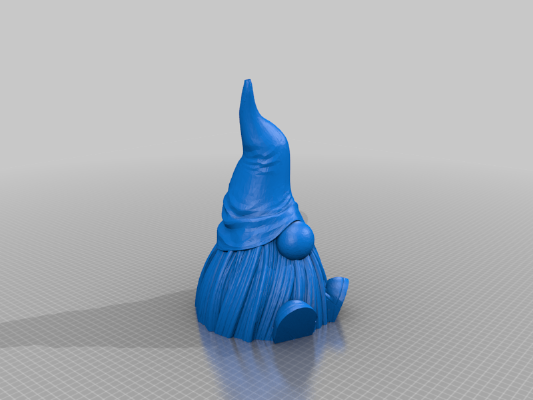 geo gnome sitting | 3d print model
