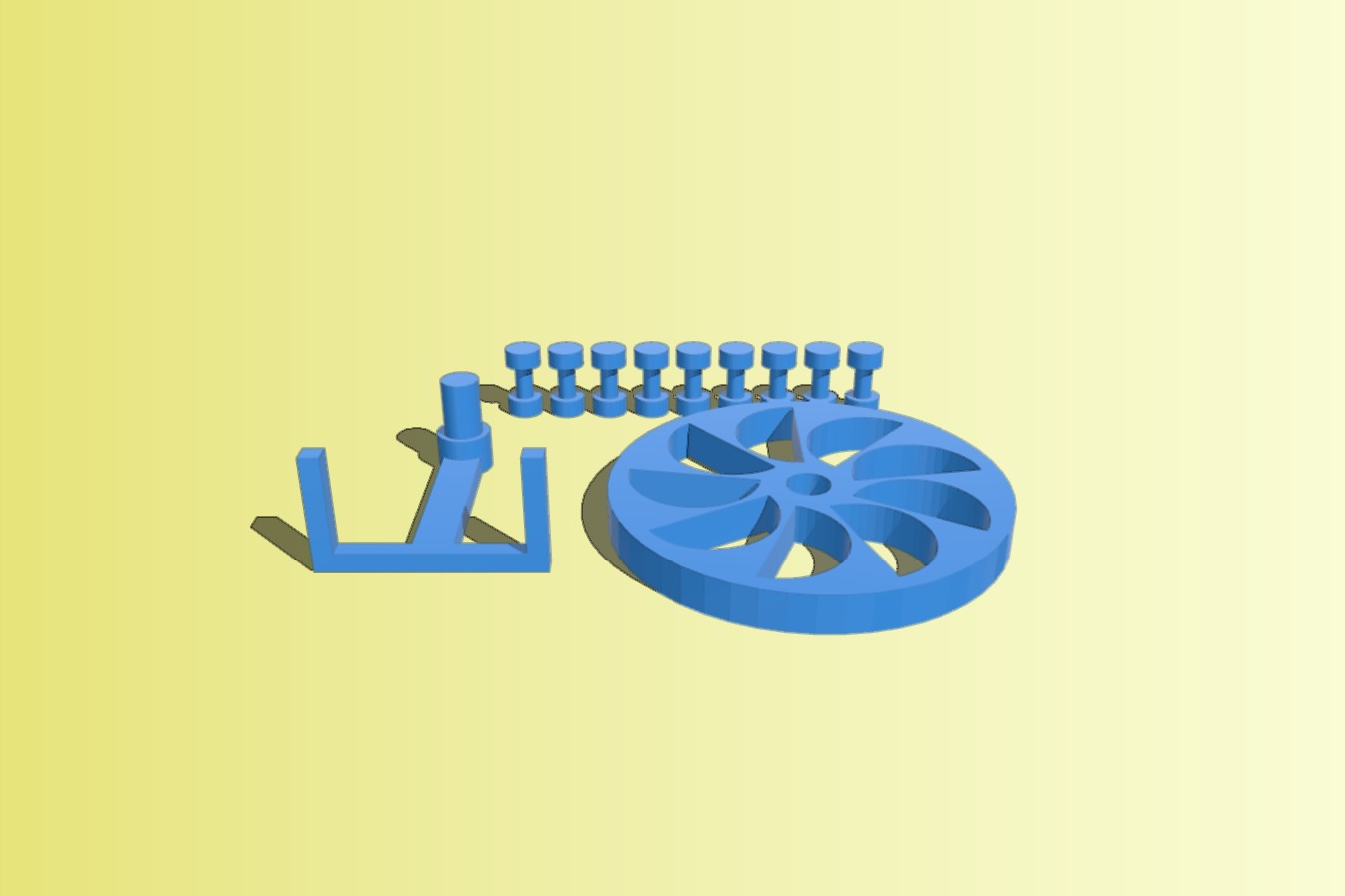 My Customized Perpetual Motion Wheel