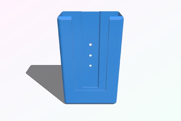 My Customized Parametric Remote Control Holder | 3d print model