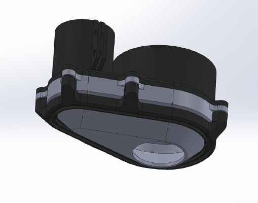 65mm Spindle Dust Shoe (35mm Cleaner) | 3d print model