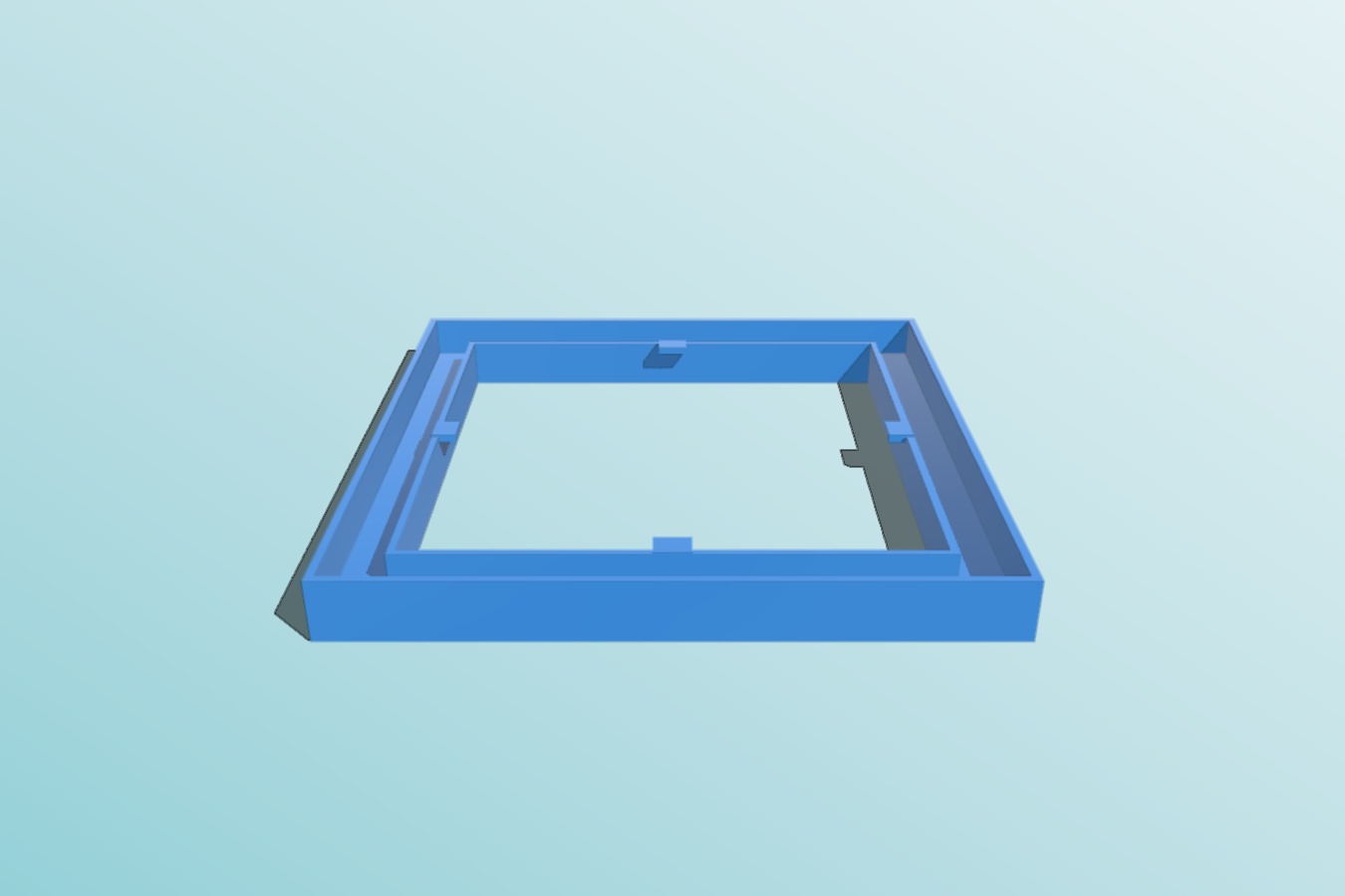 6x Wallswitch Homematic frame for Jung Outlets LS 990 (The big Square ones)