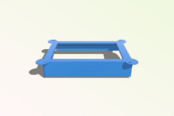 Tablet Bezel for 2005-2009 Subaru Legacy | 3d print model