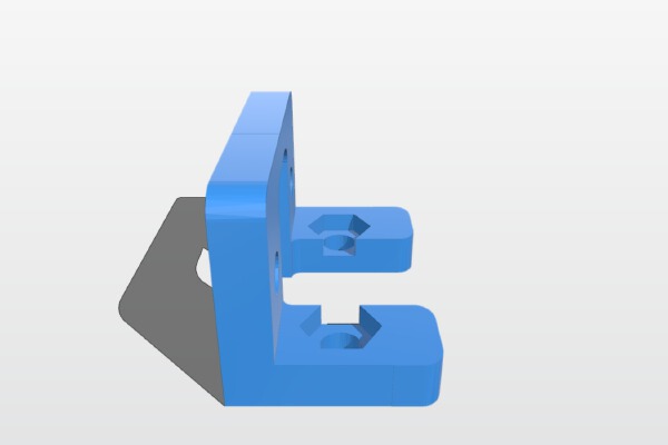 Wanhao D12 BLTouch mount | 3d print model