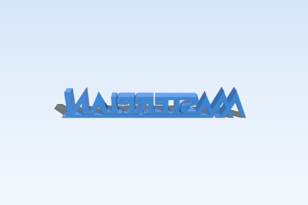 Masterplan Logo | 3d print model