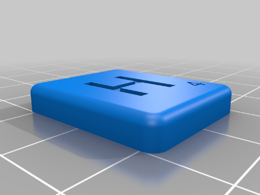 scrabble letters (french scoring) | 3d print model