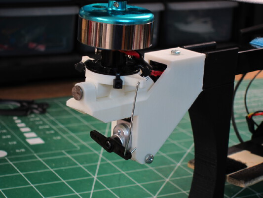 Tricopter Yaw Mechanism Motor Mount | 3d print model