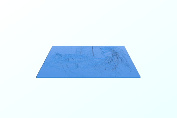 Daenerys Targaryen Lithophane | 3d print model
