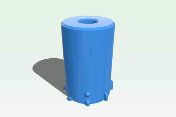 Z-switch setting screw to adjust the 0 point of the z-axis of the heatbed (for K8200 and 3Drag) | 3d print model