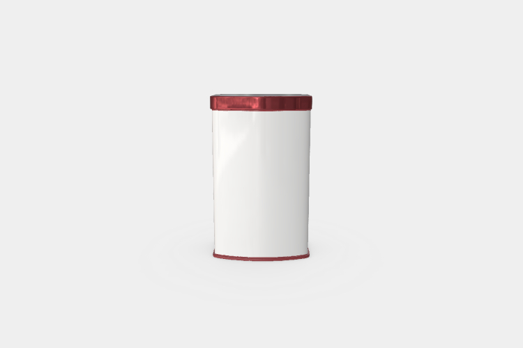 Metal Tea Storage Tin Can Mockup