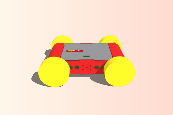 4 Wheel Car | 3d print model