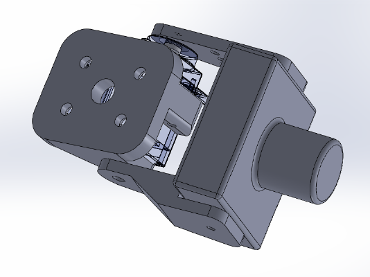 1 axis tilt fpv camera mount | 3d print model