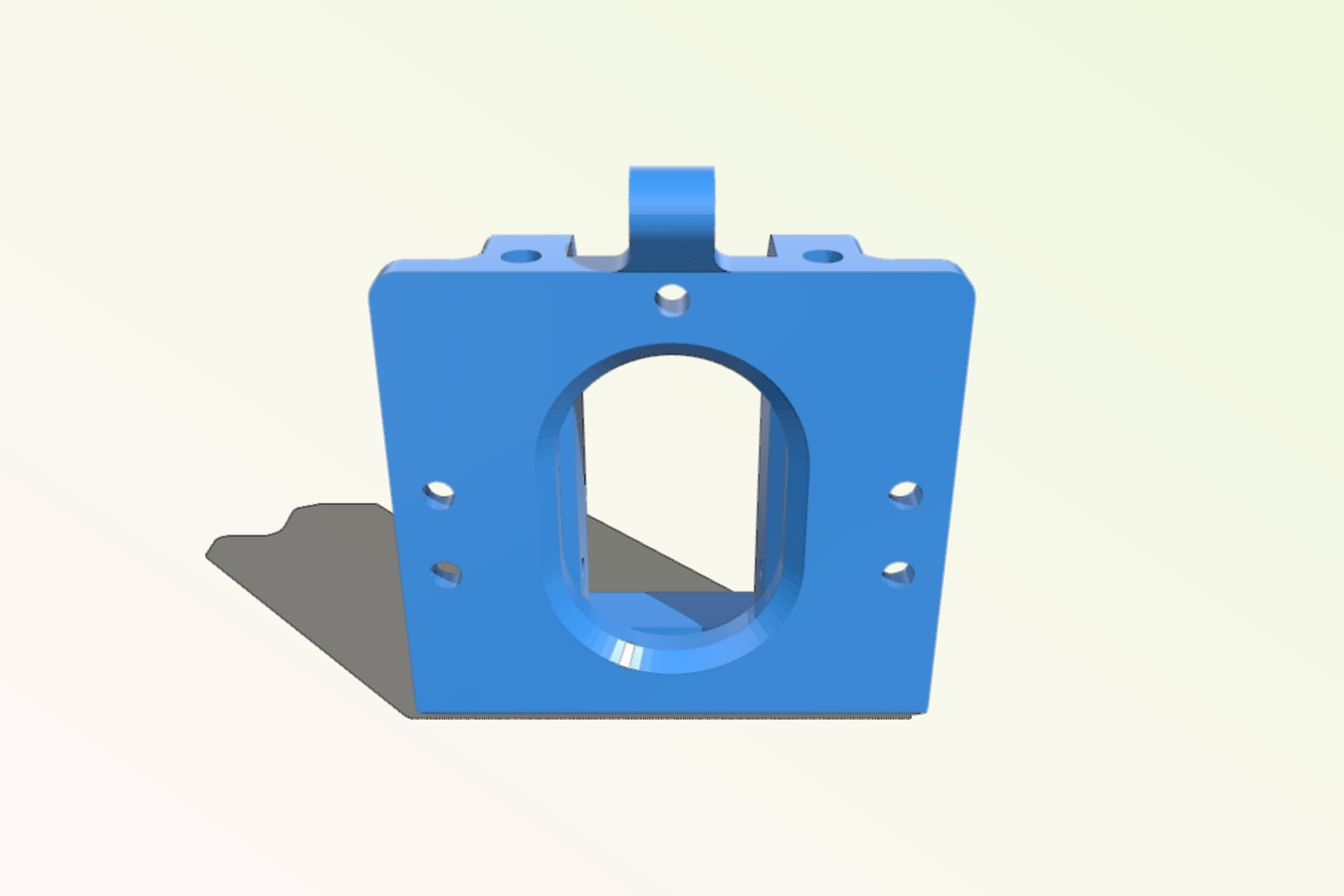 Bulldog Extruder Modified Mount for Hadron Ord Bot