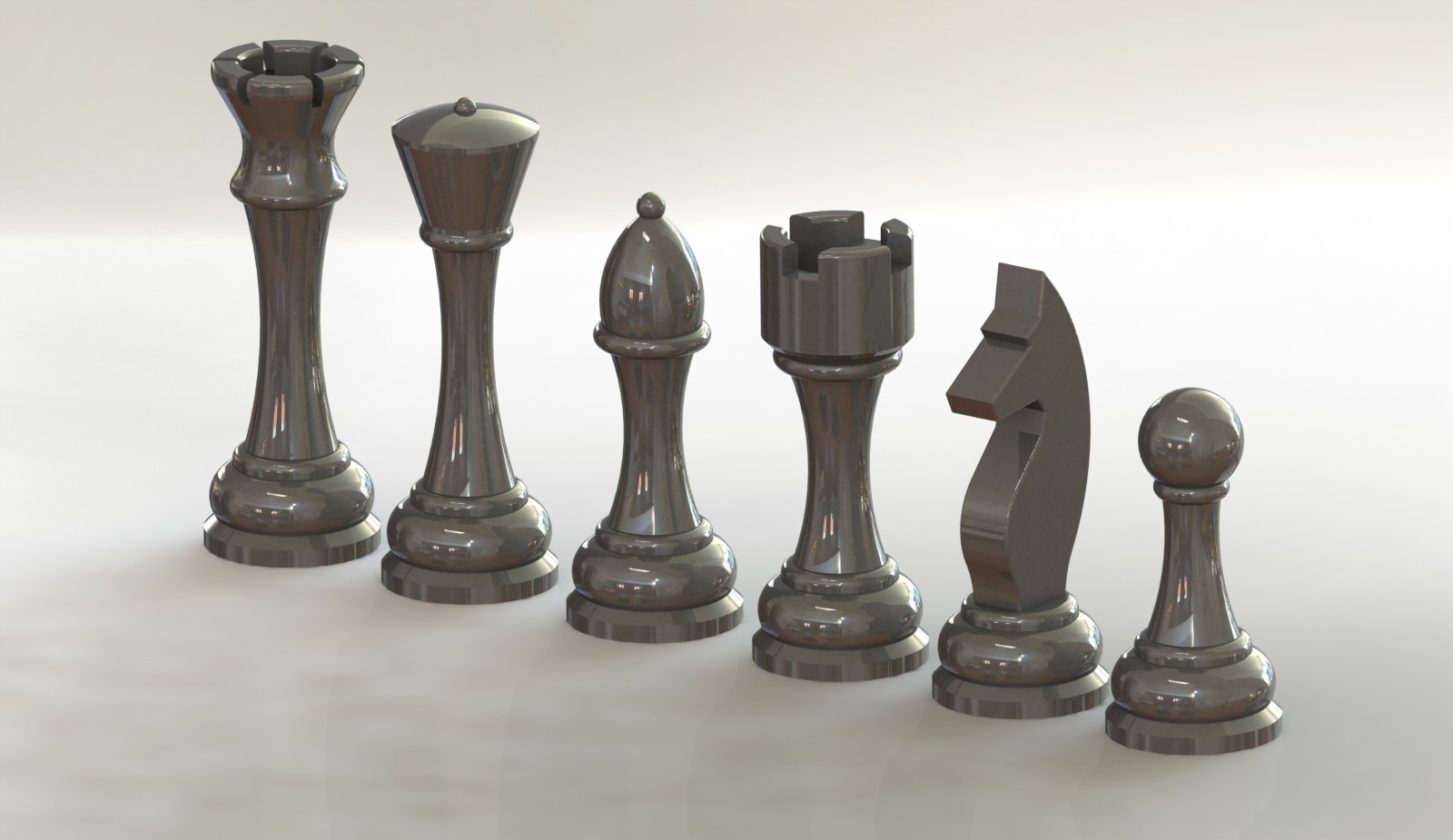 3D Printable Chess Pieces