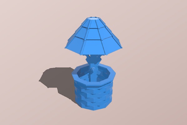 Wishing Well Concept Model | 3d print model