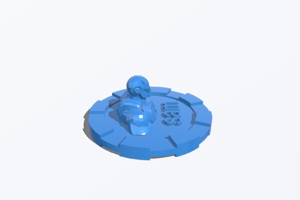 Iron Man + Name Token | 3d print model