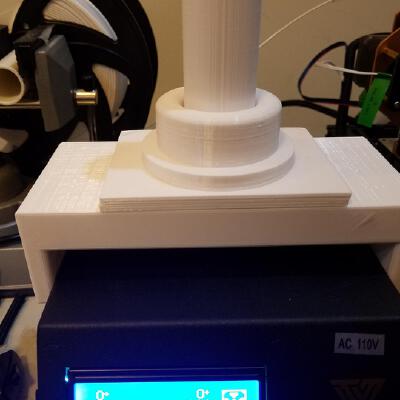 Tevo Tornado Horizontal spool holder | 3d print model