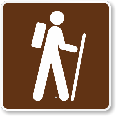 Hiking Sign Character | 3d print model