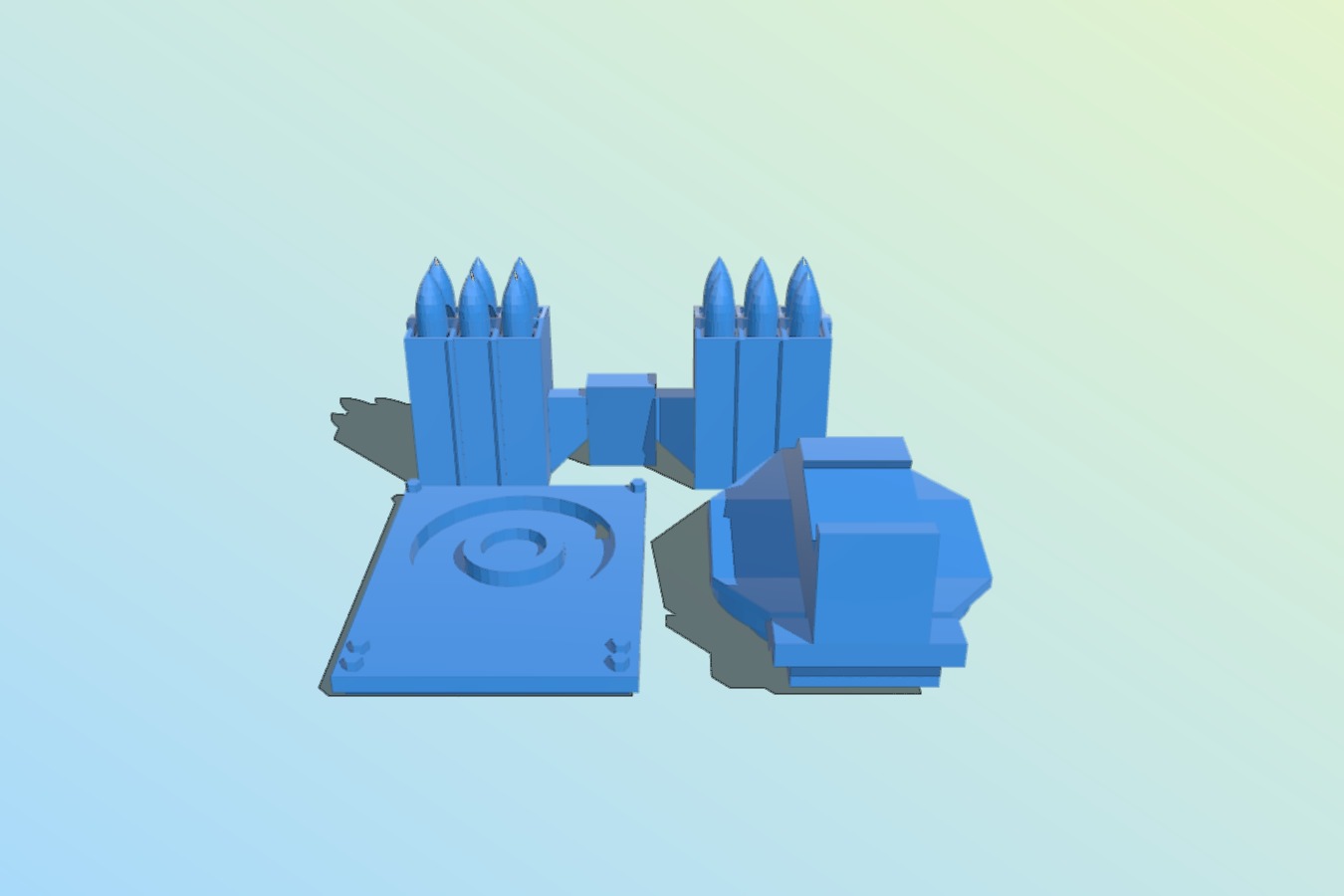 Space Army Transport Missle carrier conversion kit