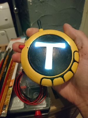 Teen titans communicator light remix | 3d print model