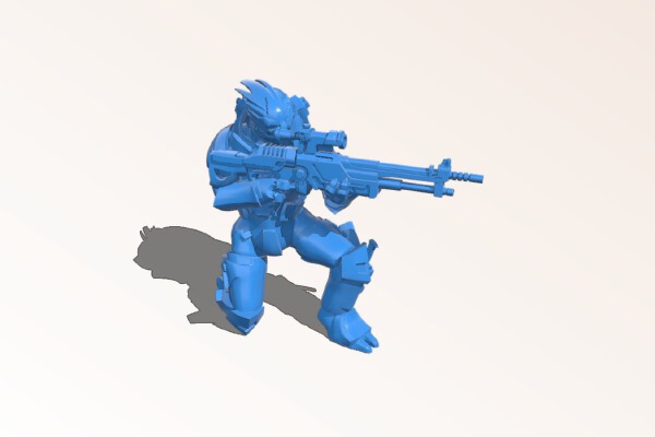 Garrus Mass effect model | 3d print model