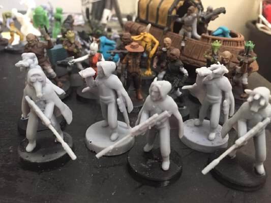 Scum Sniper Strike Teams (star wars legion scale) | 3d print model