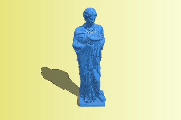 Statue of priestess or Muse | 3d print model