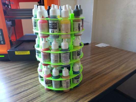 Vallejo Paint Bottle Stackable Holder | 3d print model