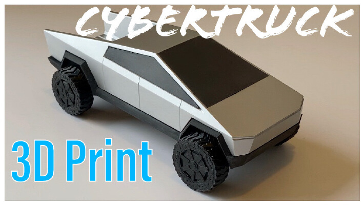 Tesla Cybertruck With Ball Bearings | 3d print model