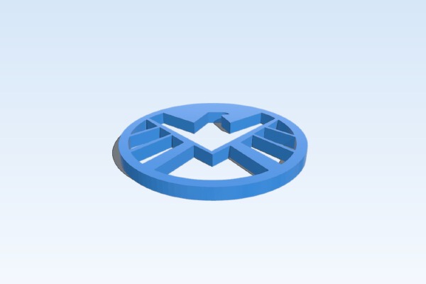 S.H.I.E.L.D Official Logo | 3d print model