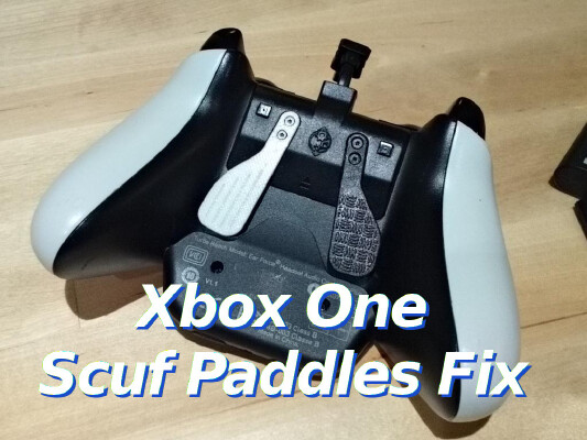 Xbox One scuf paddles fix | 3d print model
