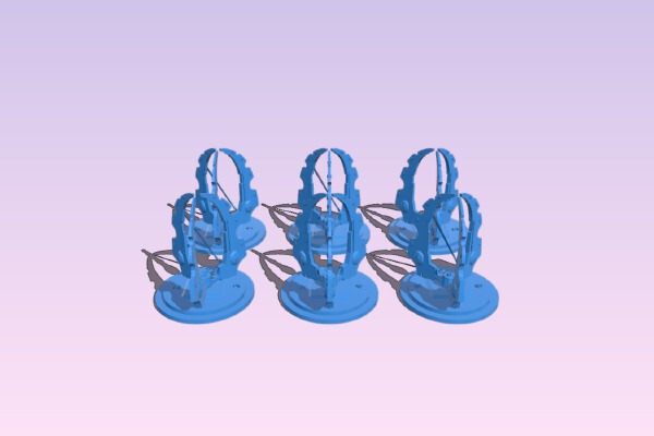 Eldar Objective Markers | 3d print model