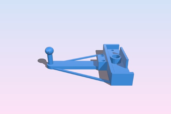 cc01 pajero tamiya trailer hitch | 3d print model