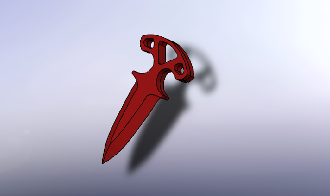 Shadow Dagger - Counter Strike Global Offensive | 3d print model