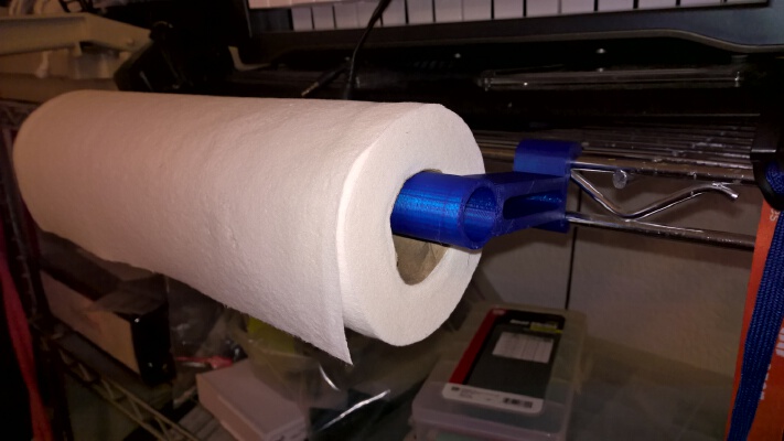 Wire Rack Paper Towel Holder | 3d print model