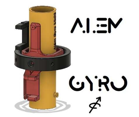 Thrust Vectoring Mount for 29 mm rocket engines (Compatible with mg90s and sg90) | 3d print model