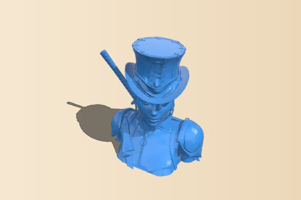 Women daisy 4 bust | 3d print model