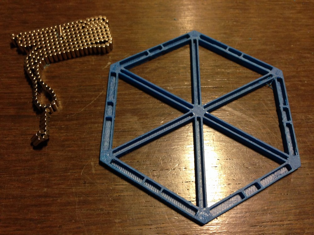 Magnet base for 3D Catan pieces with 2x5mm cylindrical magnets