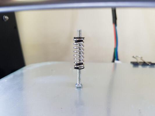  Anet A8 hotbed spring guide center | 3d print model