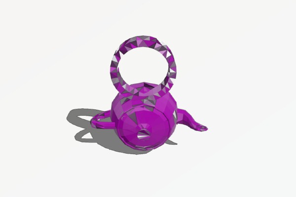 3ds max teapot ring | 3d print model