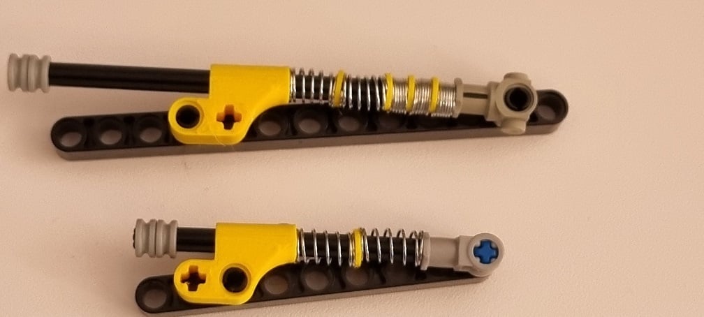 Lego Technic Axles Compatible Shock Absorber | Lego Technic Achsen kompatibler Stossdämpfer