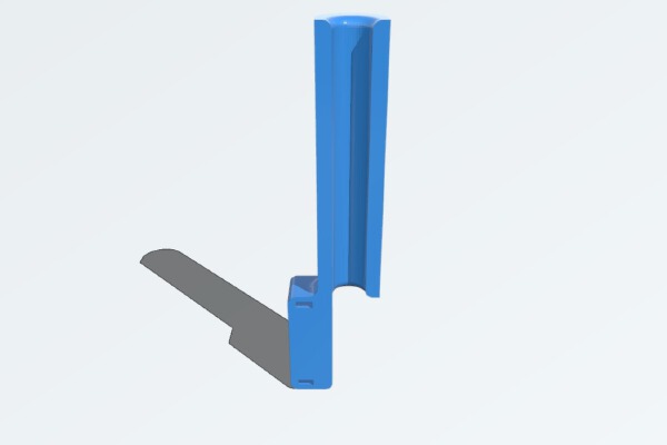 Makergear M2 X-Axis cable track | 3d print model