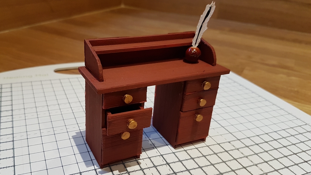 Dolls House Writing Bureau 1_12th Scale